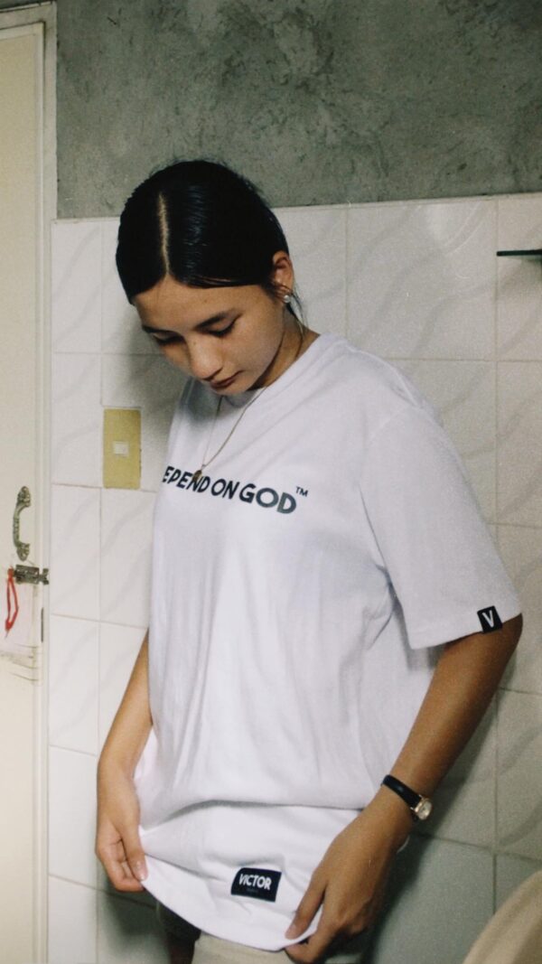 Depend on God shirt - Image 2